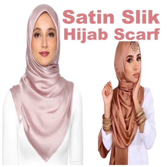 Satin Silk Hijab Scarf