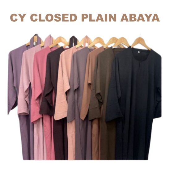 CY Closed Plain Abaya